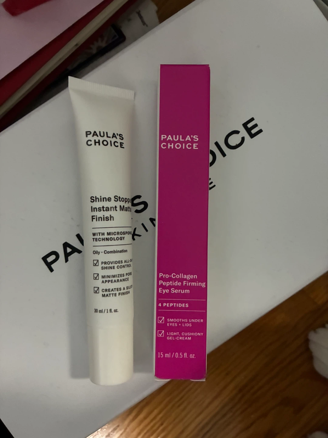 Paula's Choice Shine Stopper & Pro-Collagen Eye Serum