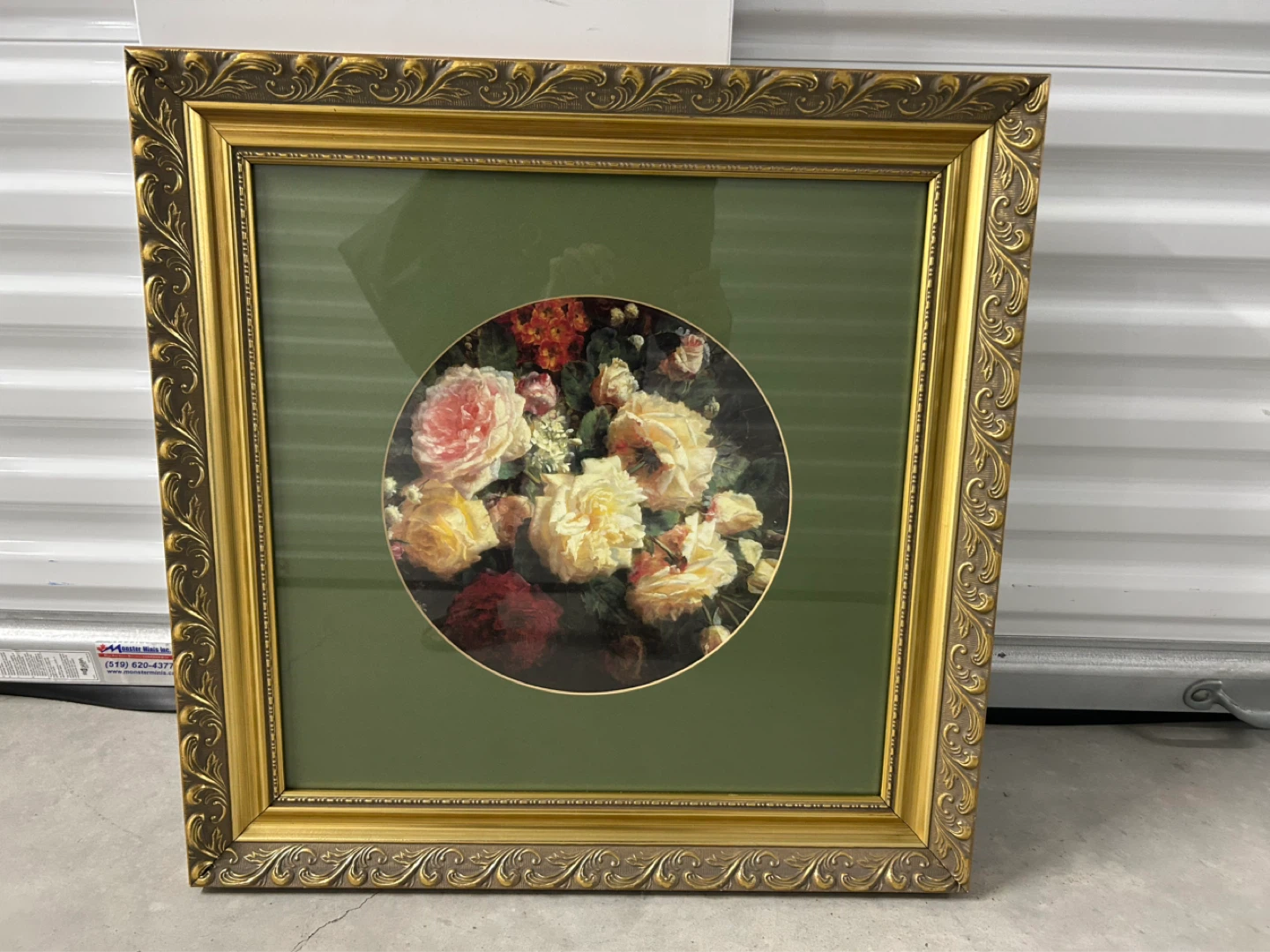 Framed Floral Artwork