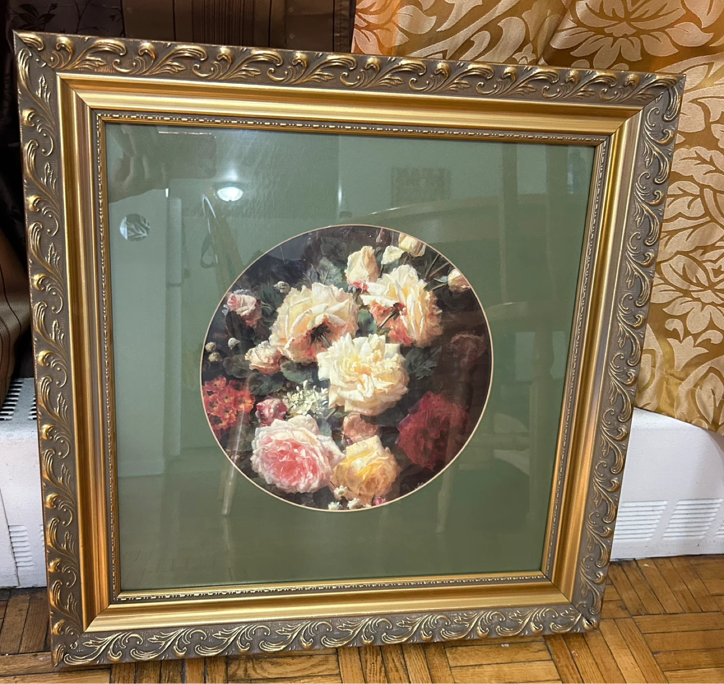 Framed Floral Artwork - photo 2
