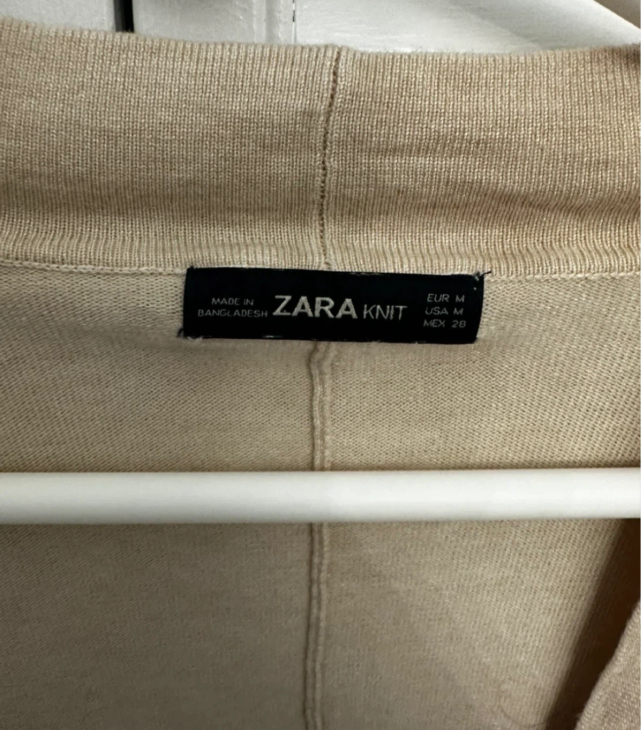 Zara Knit Cardigan - Beige, Size M - photo 2