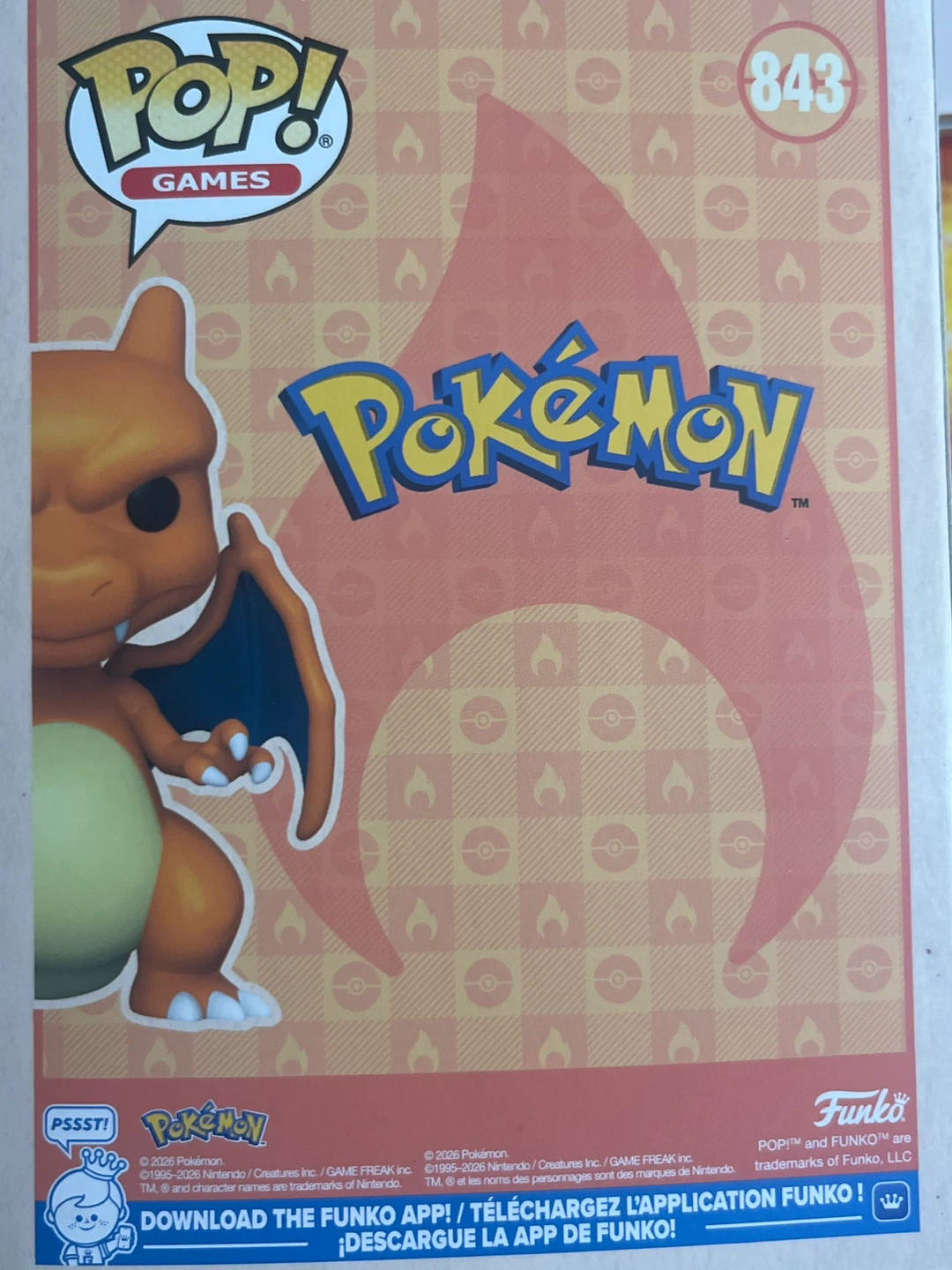 Funko Pop! Games Pokemon Charizard #843 Vinyl Figure - photo 3