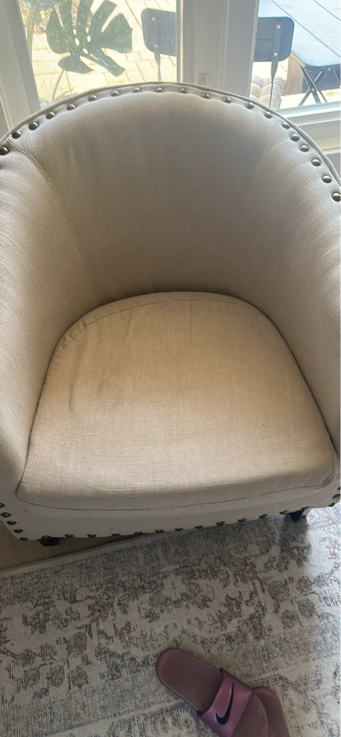 Accent Armchair with Nailhead Trim - photo 4