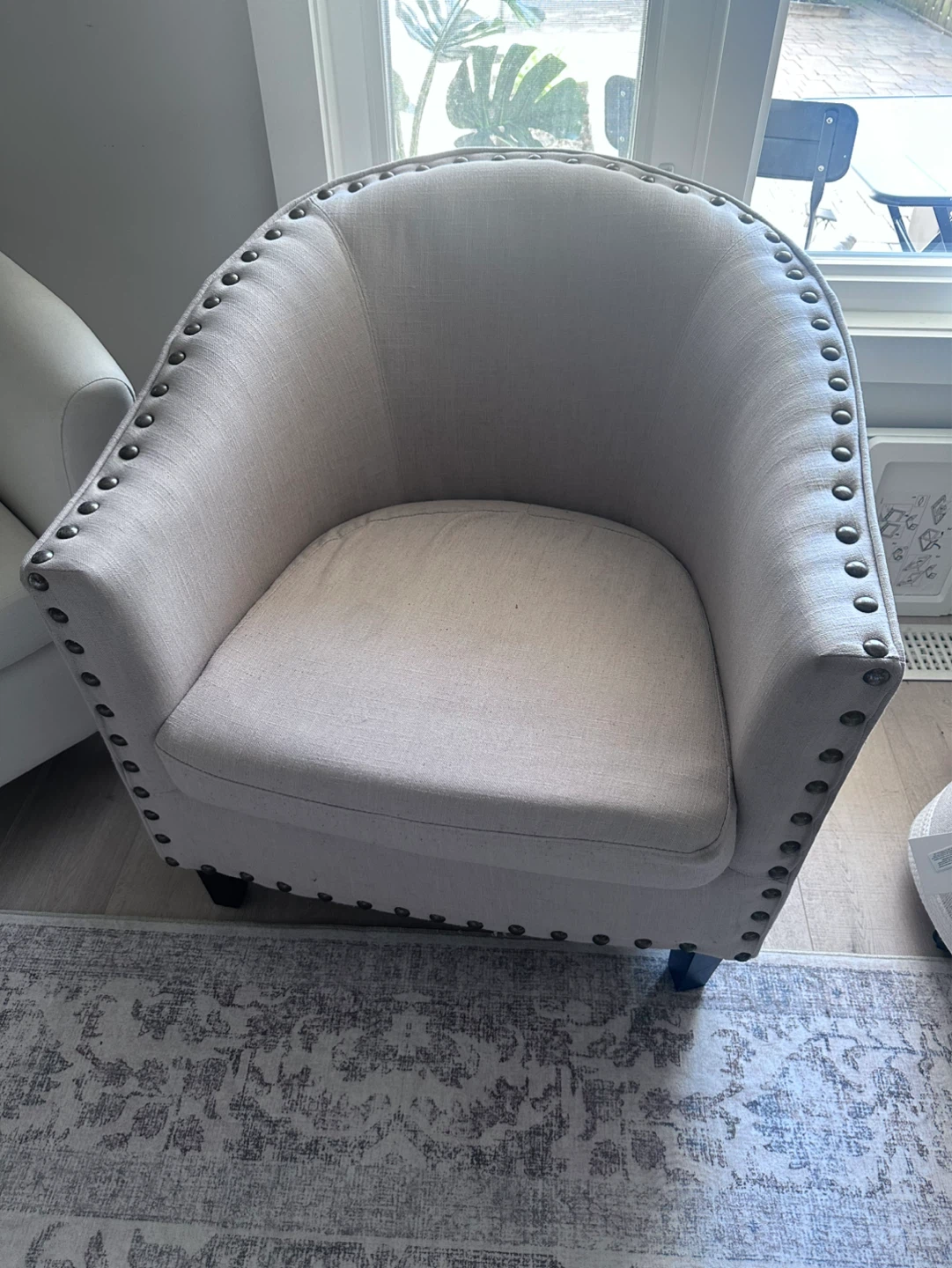 Accent Armchair with Nailhead Trim - photo 2