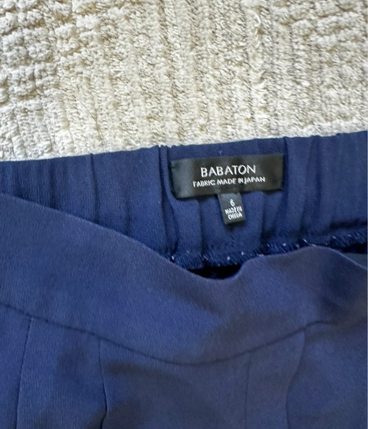 BABATON Navy Blue Dress Pants - Size 6 - photo 2