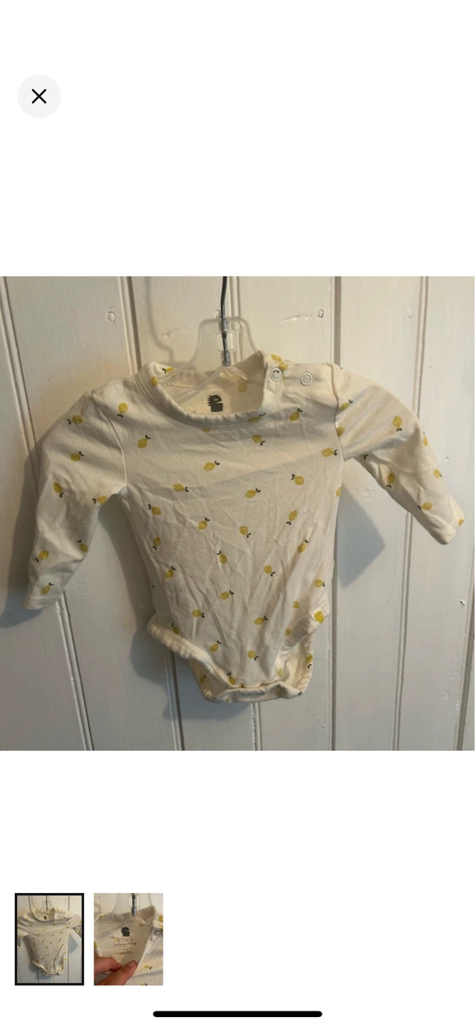 Little Earthling Baby Bodysuit - 0-3 Months