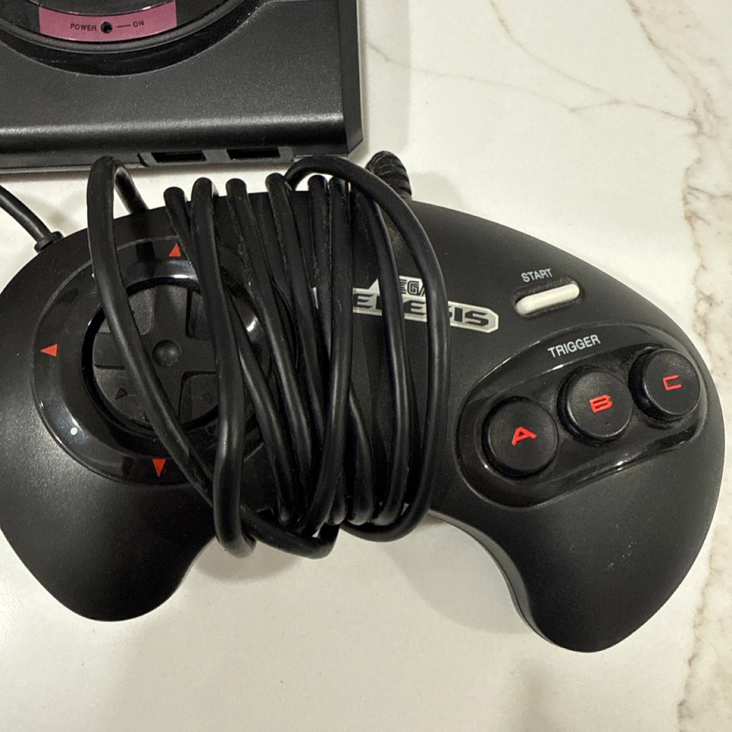Sega Genesis 16-Bit Console with Controllers and Power Adapter - photo 3