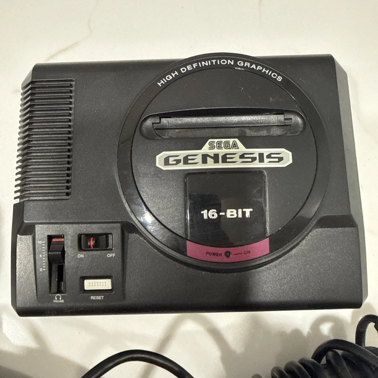 Sega Genesis 16-Bit Console with Controllers and Power Adapter - photo 2