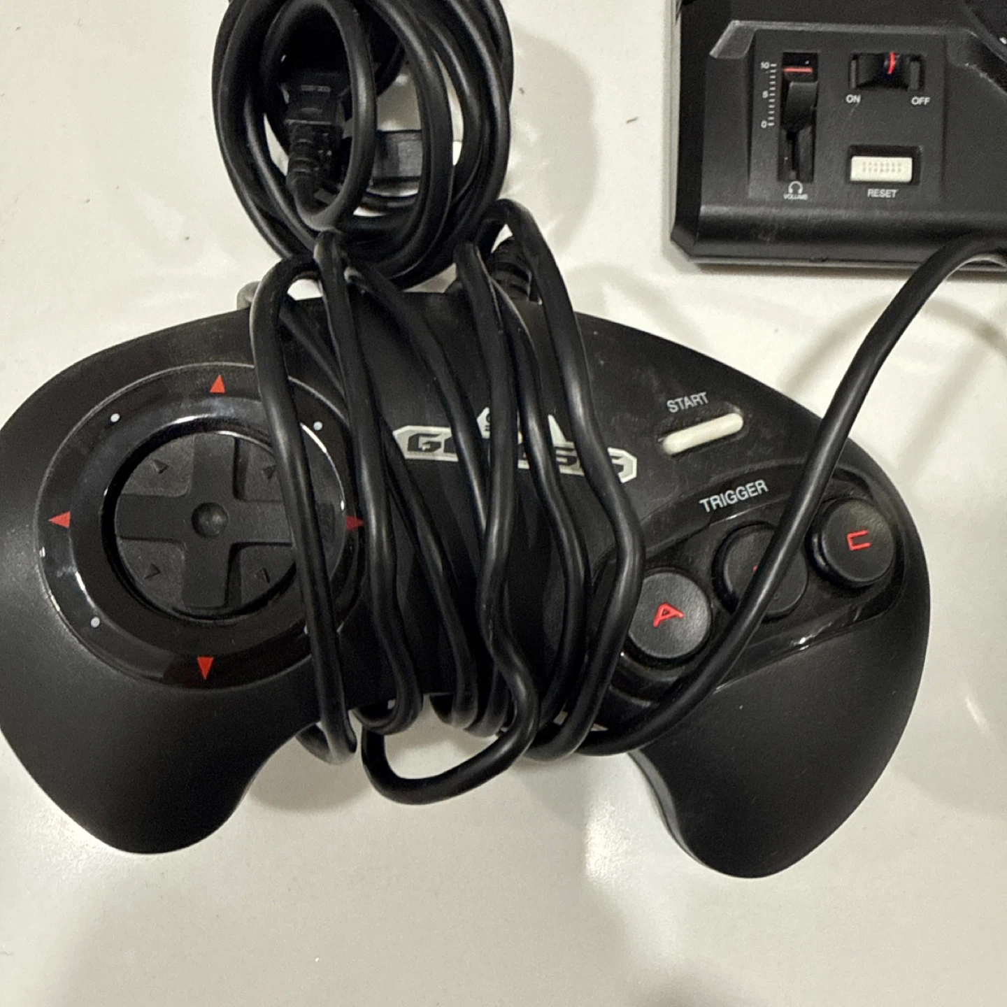 Sega Genesis 16-Bit Console with Controllers and Power Adapter - photo 4