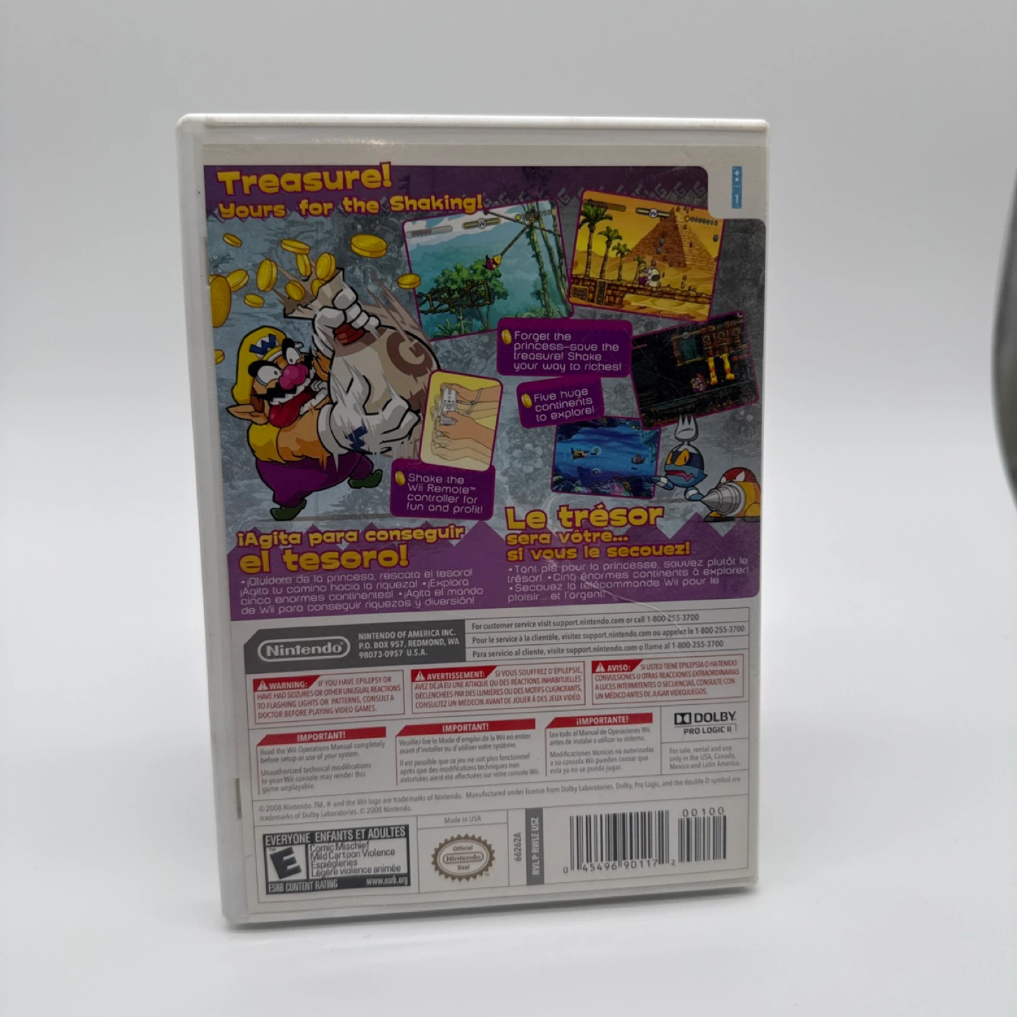 Wario Land: Shake It! - Nintendo Wii Video Game - photo 2
