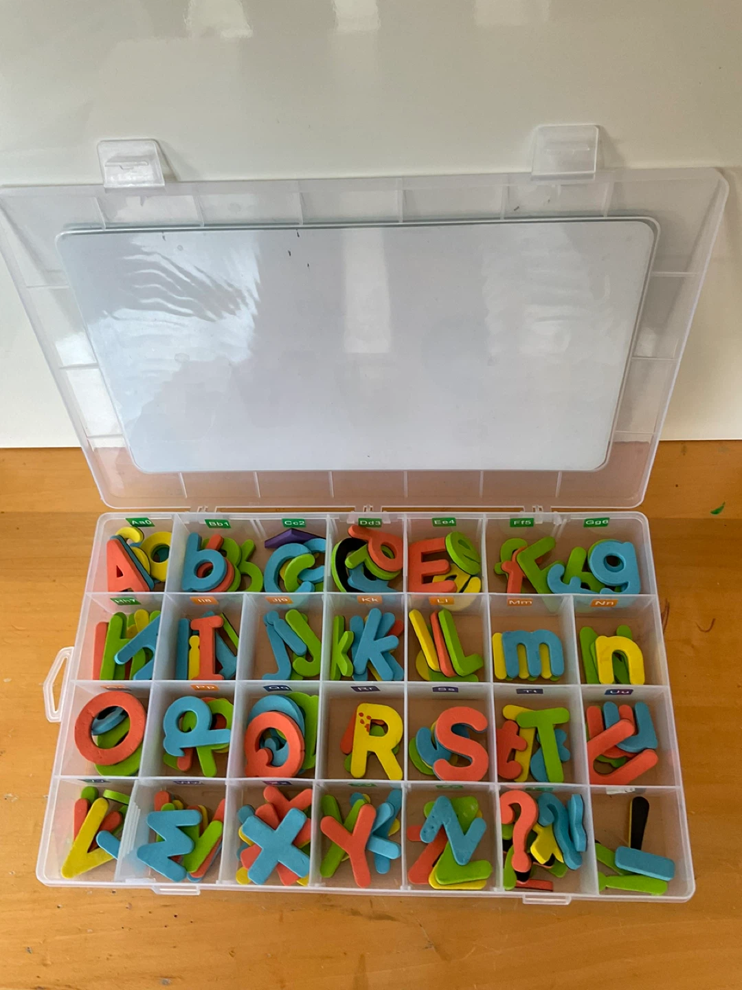 ABC Magnetic Letters Set in Organizer