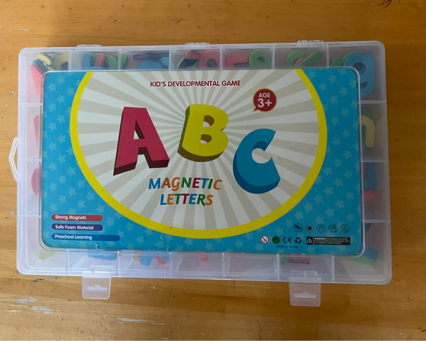 ABC Magnetic Letters Set in Organizer - photo 2