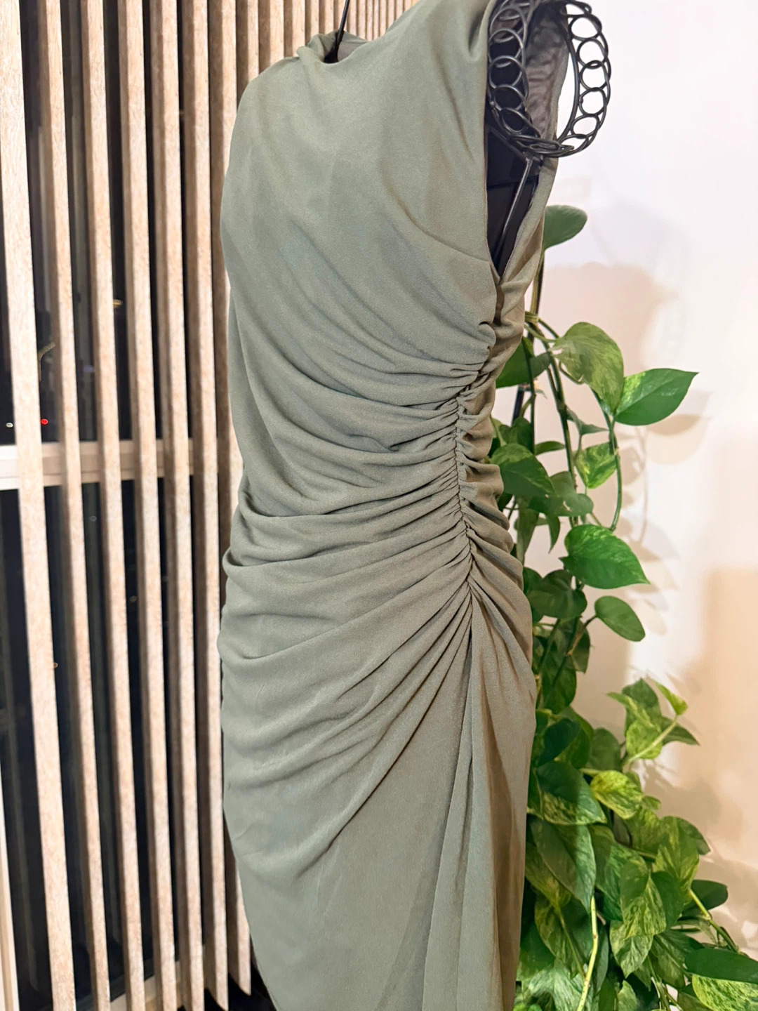 Zara Ruched Asymmetrical Dress - photo 2