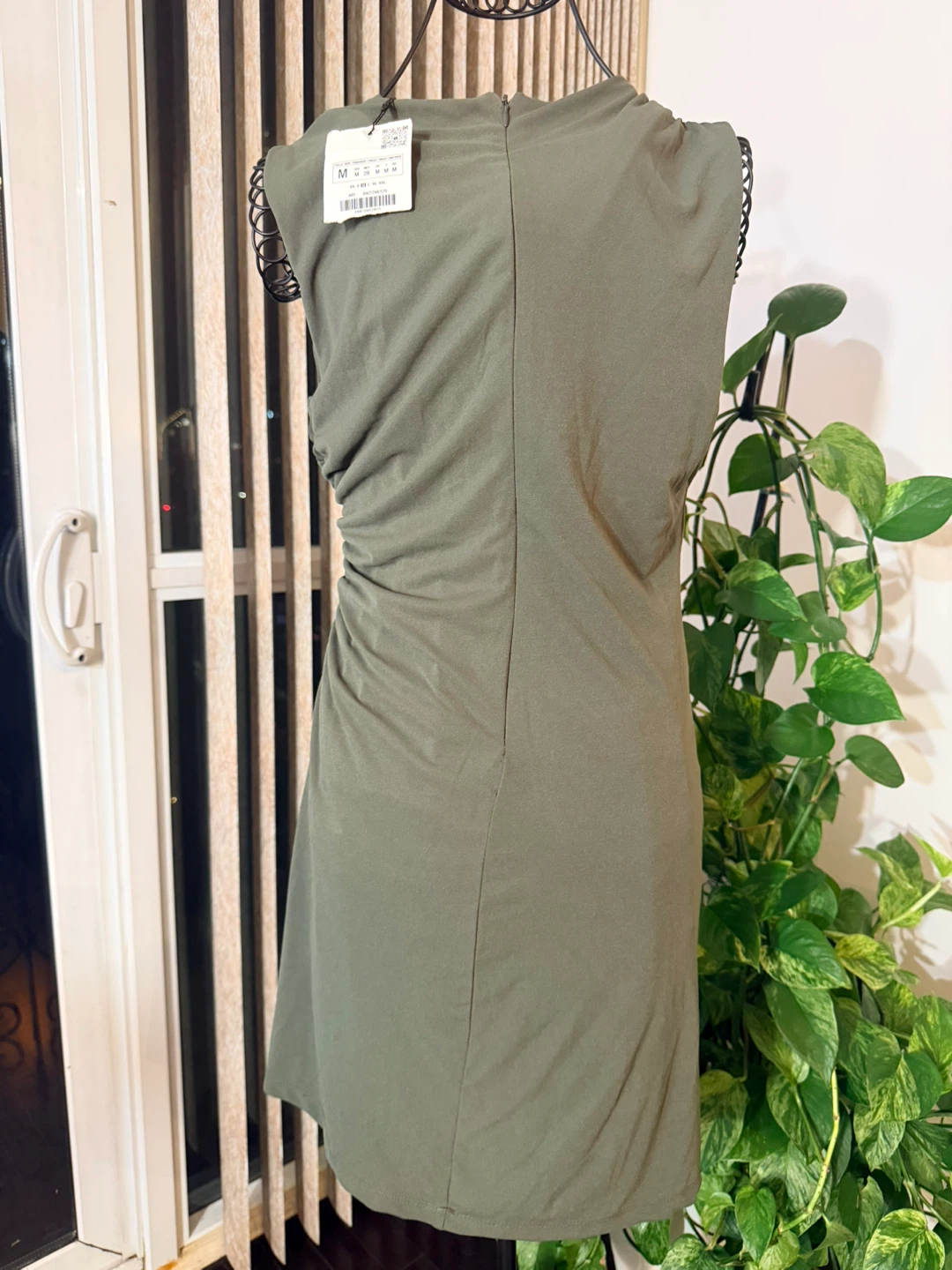 Zara Ruched Asymmetrical Dress - photo 4