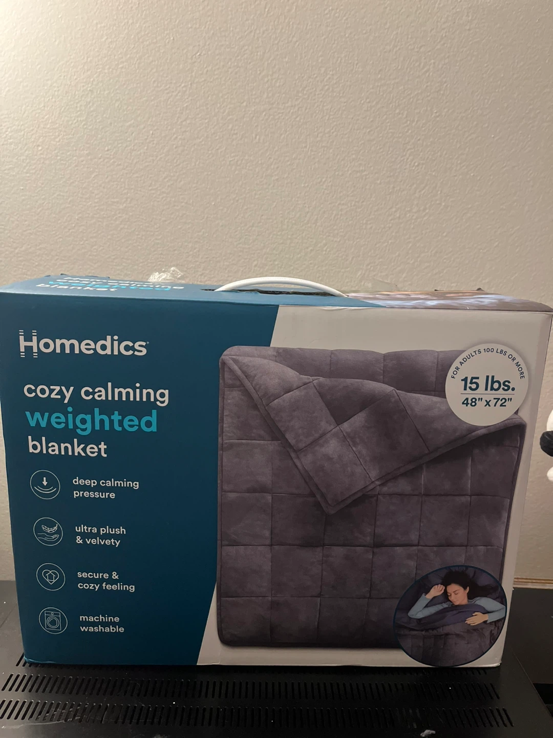 HoMedics Cozy Calming Weighted Blanket
