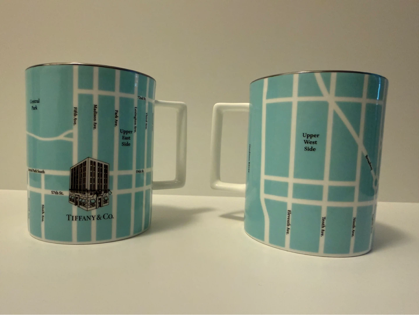 Tiffany & Co. New York Map Mugs Set