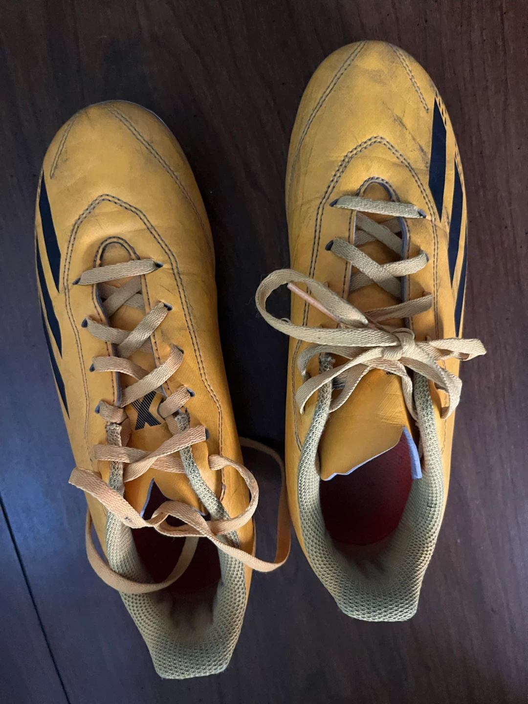 Adidas Yellow Soccer Cleats size 5