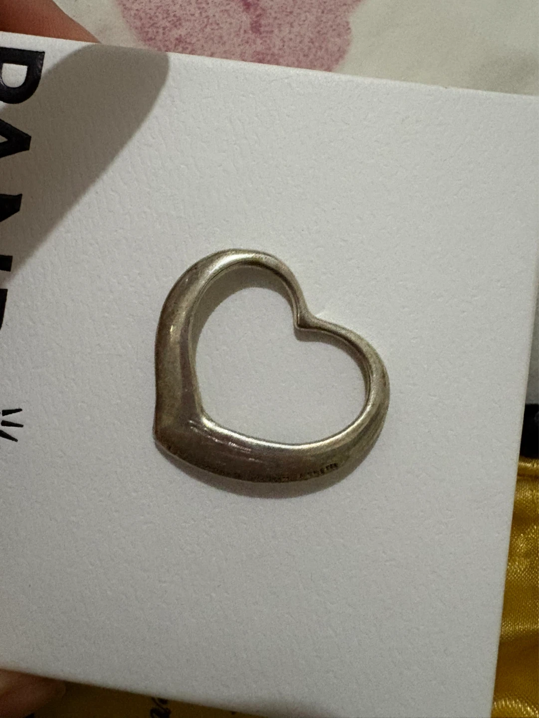 Tiffany & Co. Sterling Silver Open Heart Pendant - photo 4