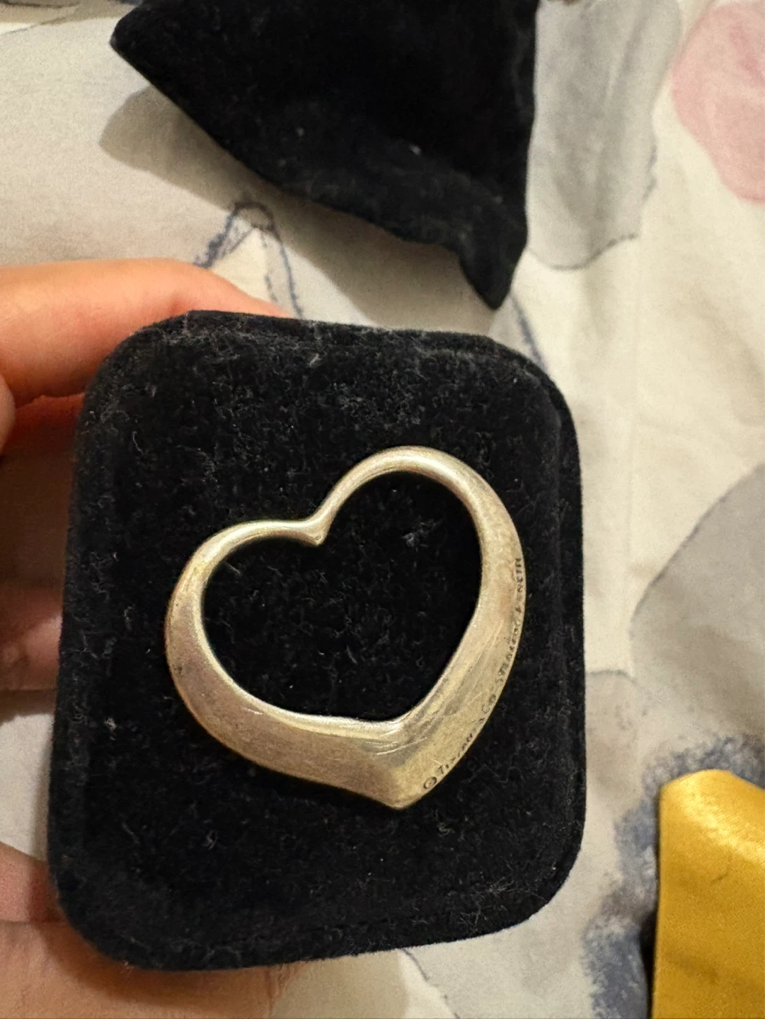 Tiffany & Co. Sterling Silver Open Heart Pendant - photo 5