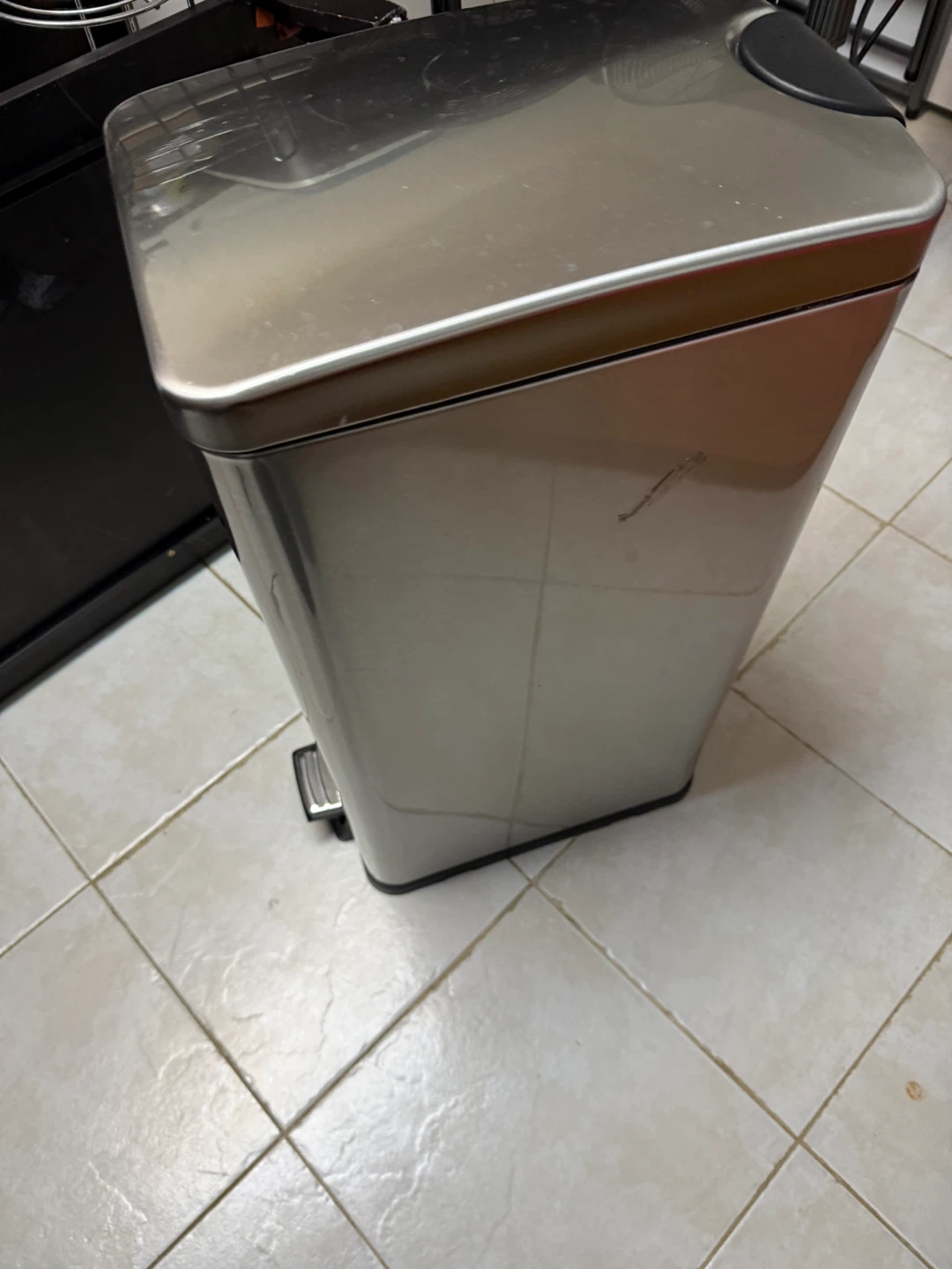 Stainless Steel Step Trash Can