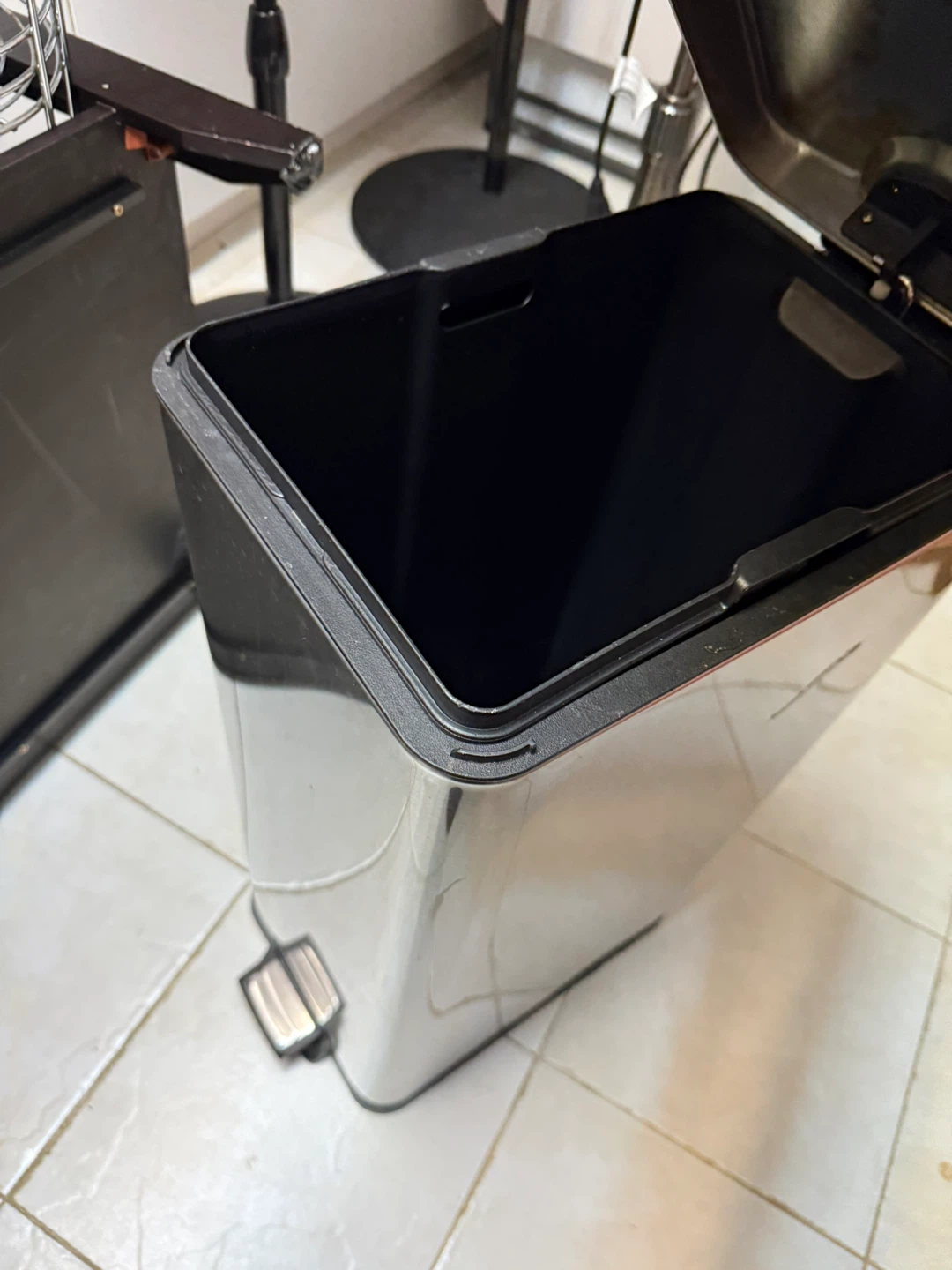 Stainless Steel Step Trash Can - photo 4