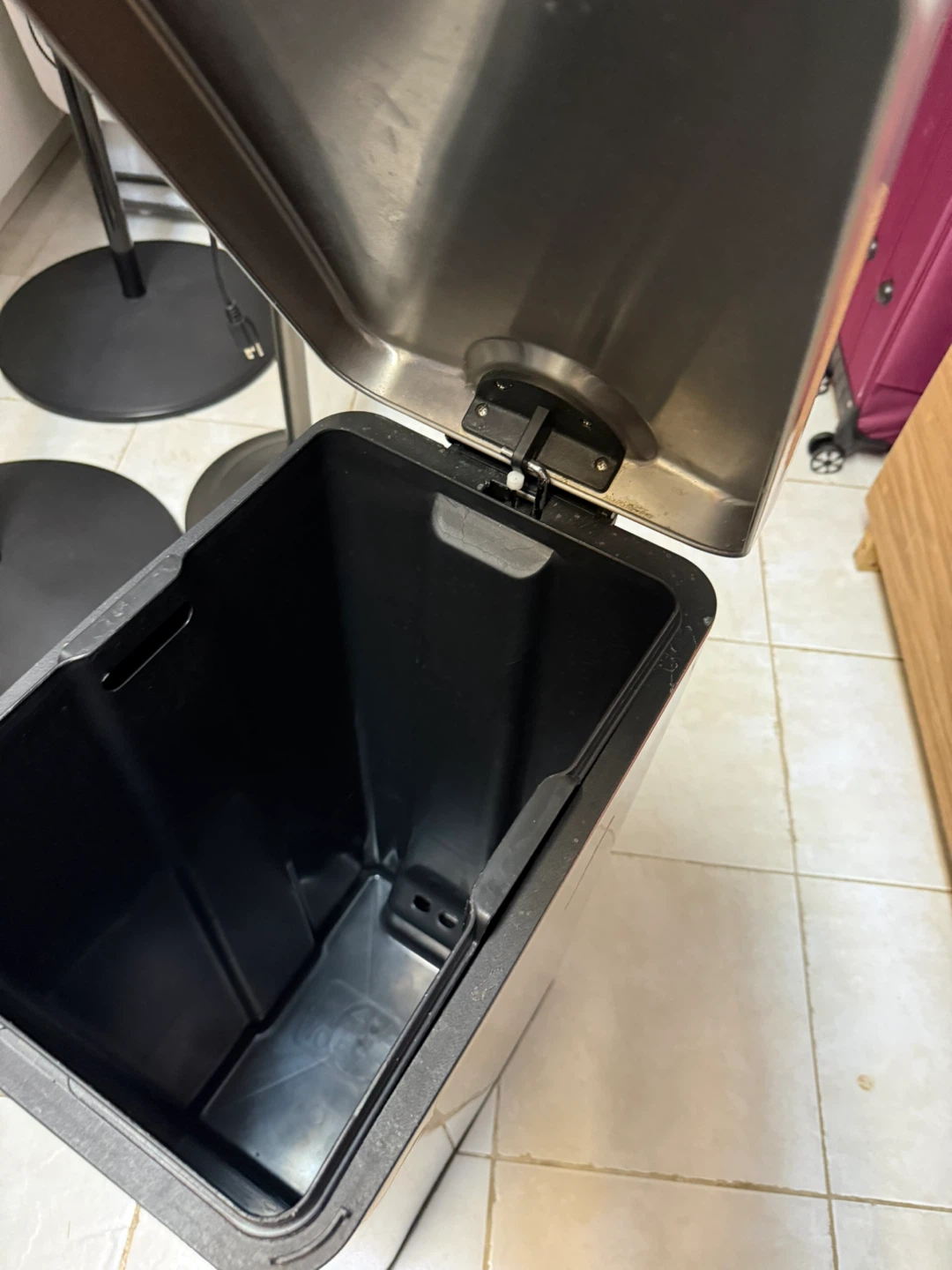Stainless Steel Step Trash Can - photo 3