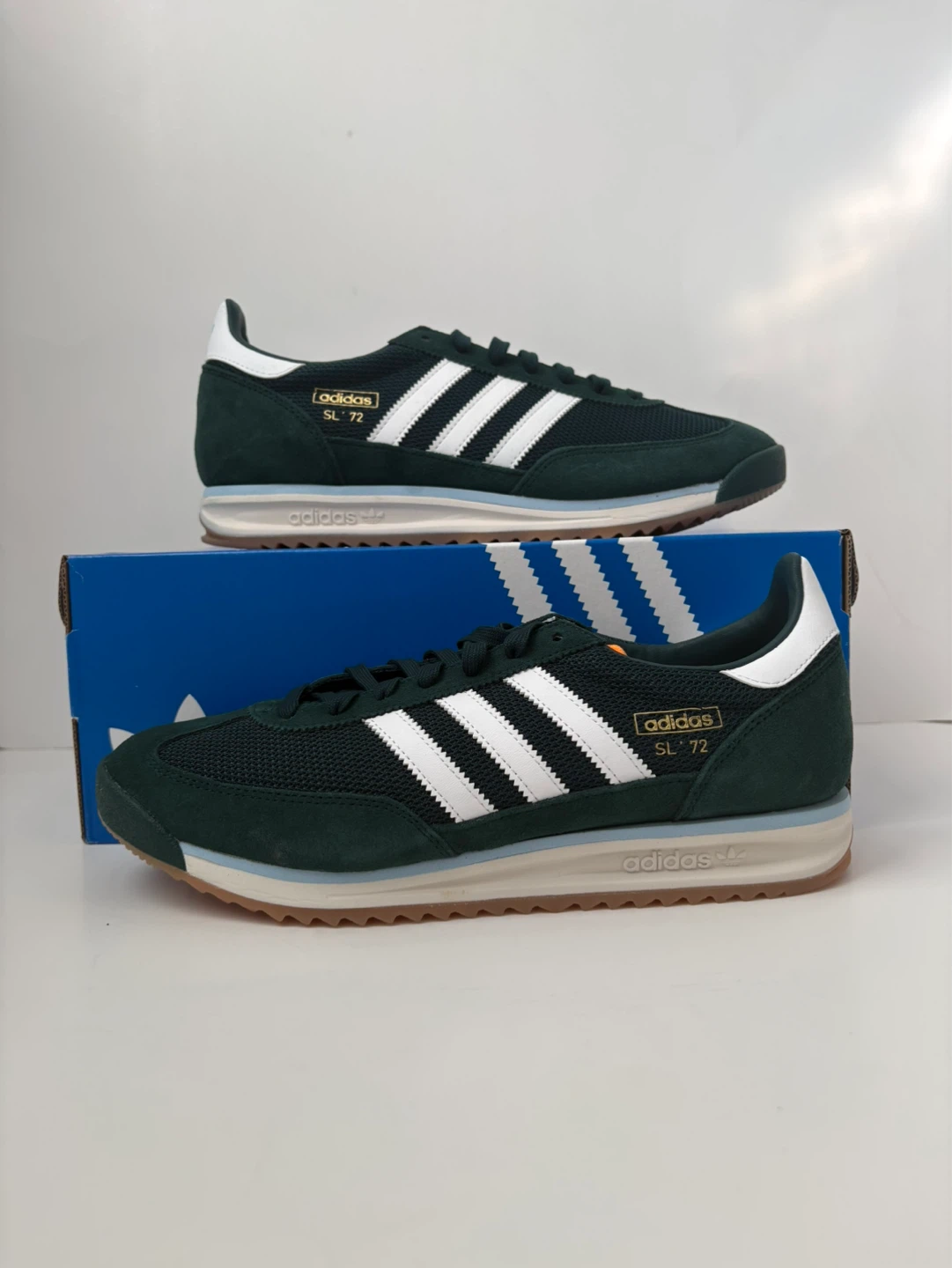 Adidas SL 72 RS Green/White Men’s Size 10.5 BNWT