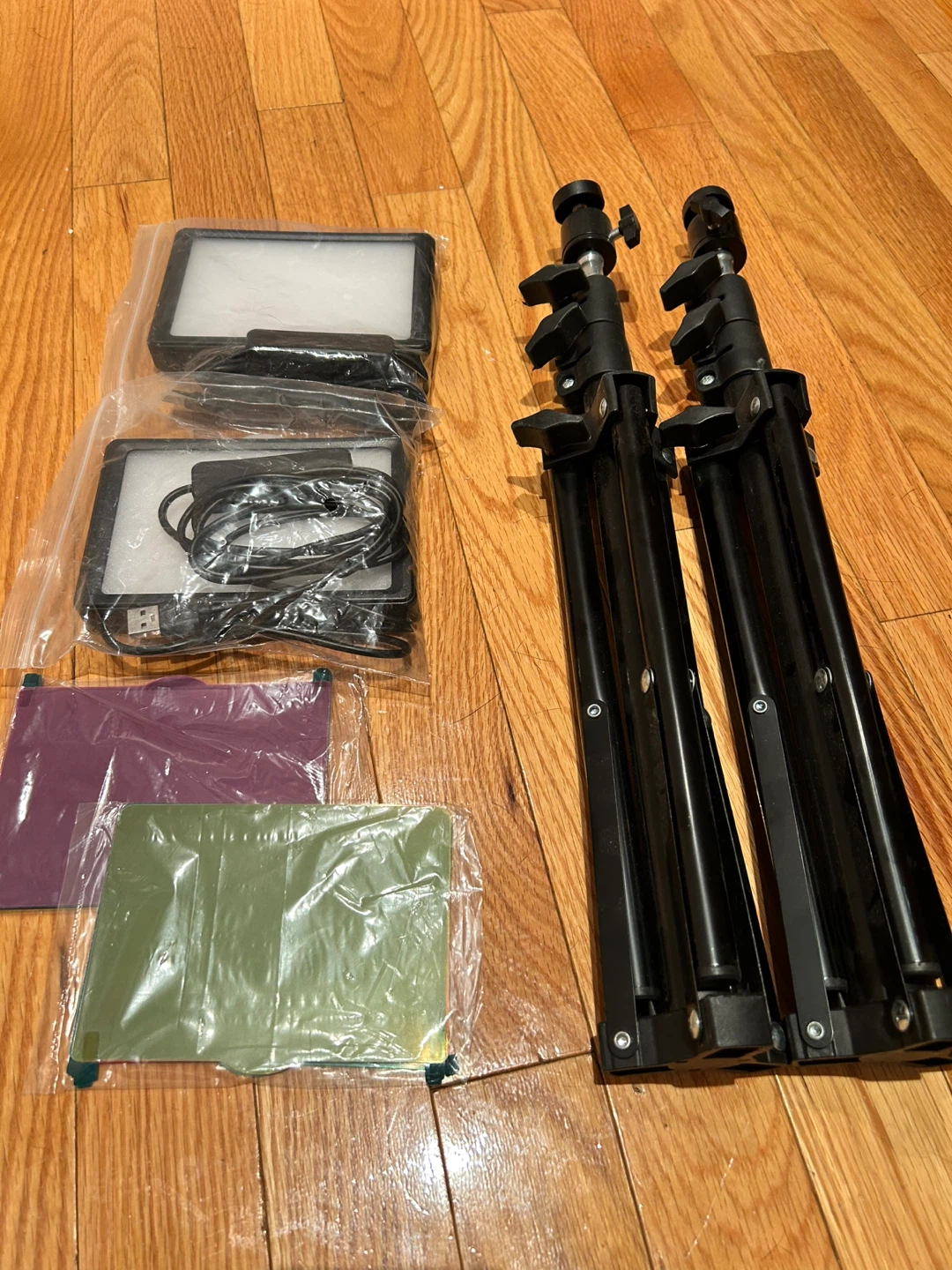 LED Light Kit with Tripods and Filters