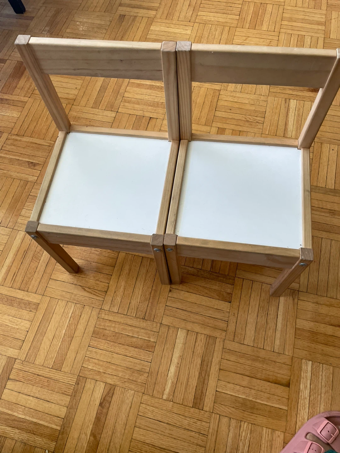 Wooden kids chairs