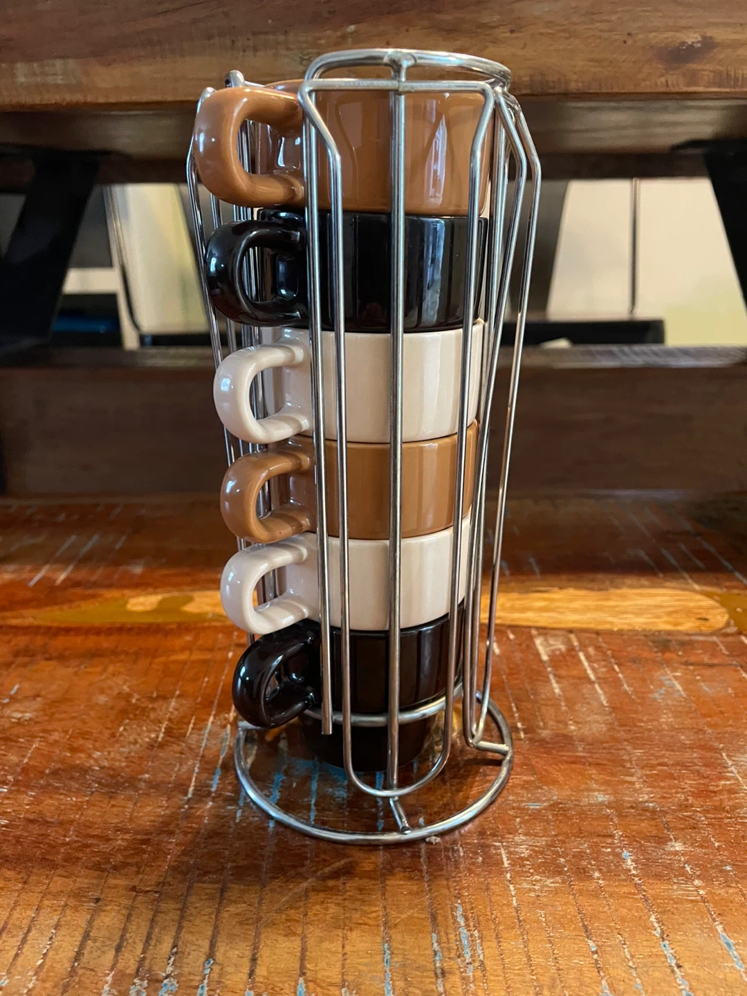 Set of 6 Espresso Cups with Rack - photo 2