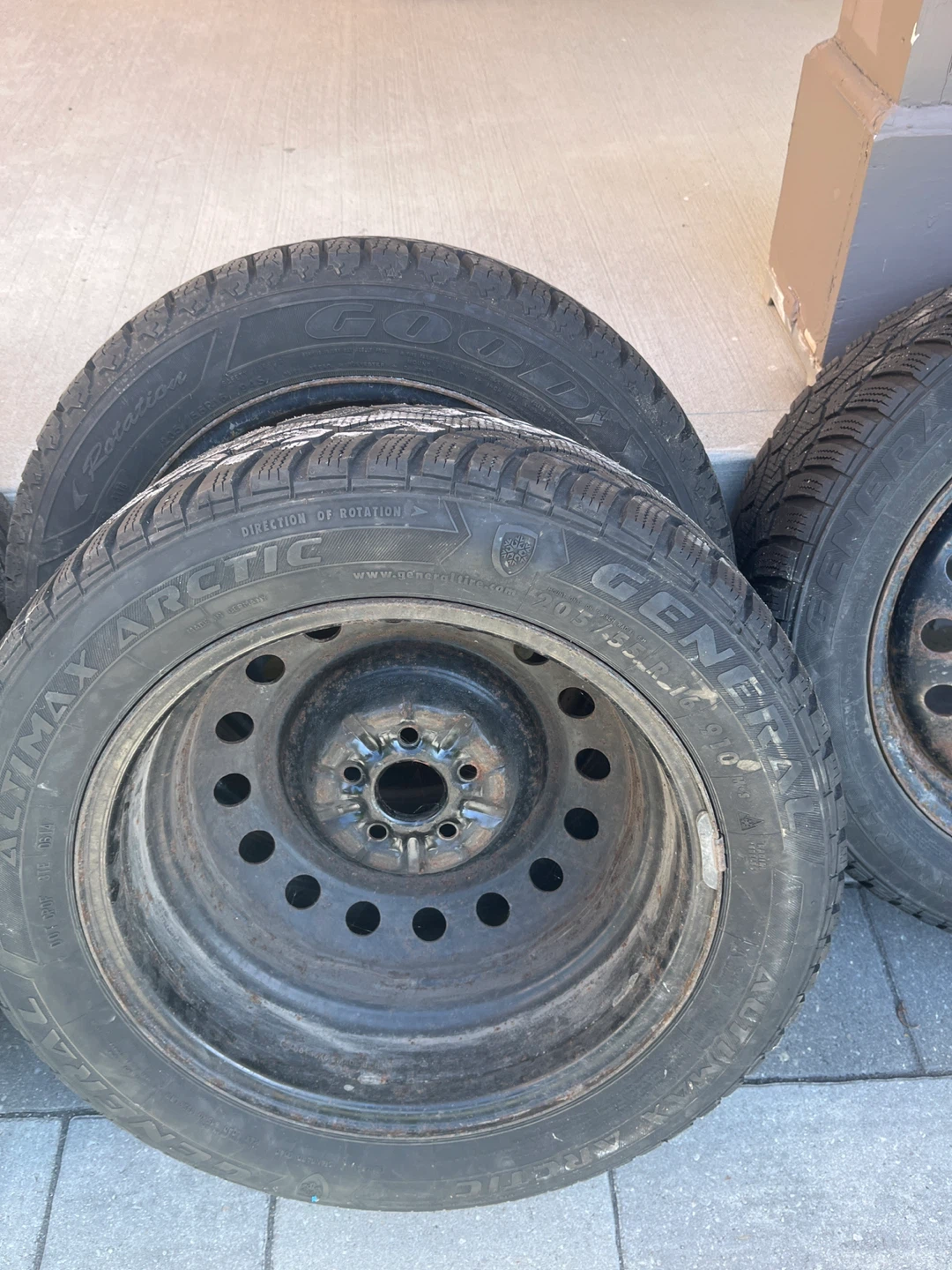 General Arctic Snow Tires with Rims - photo 2