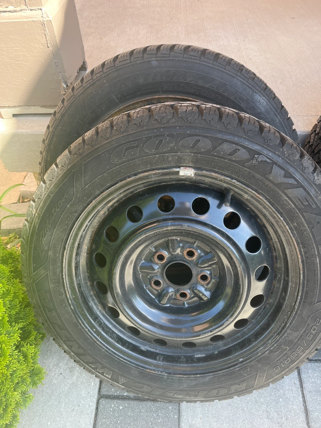 General Arctic Snow Tires with Rims