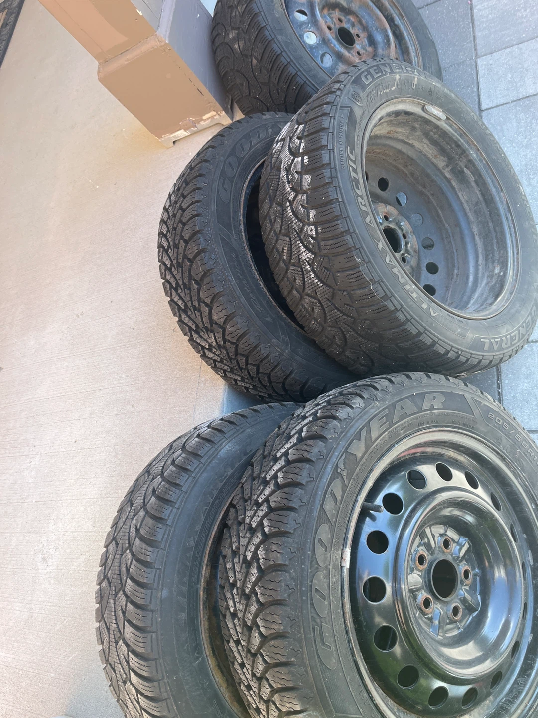 General Arctic Snow Tires with Rims - photo 3