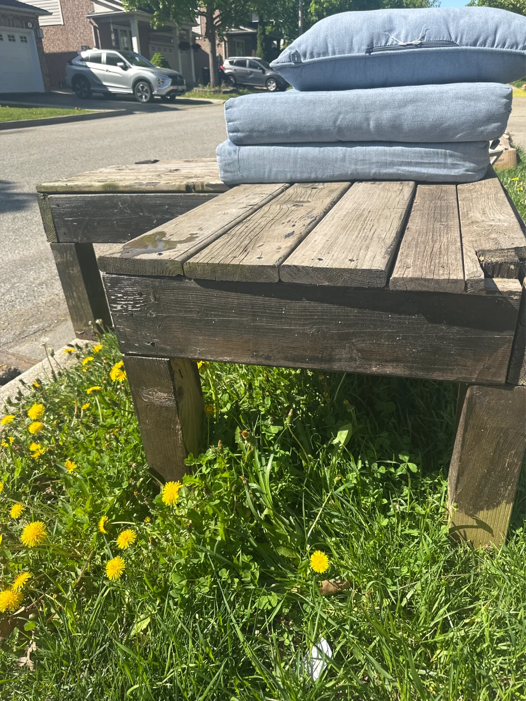 Outdoor Bench with Cushions - photo 3