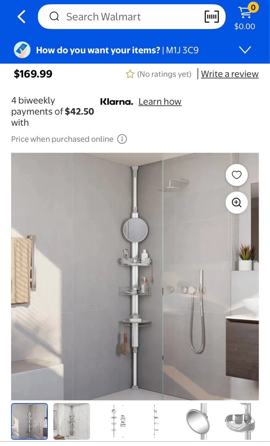 Artika Amira Standing Shower Caddy - photo 4
