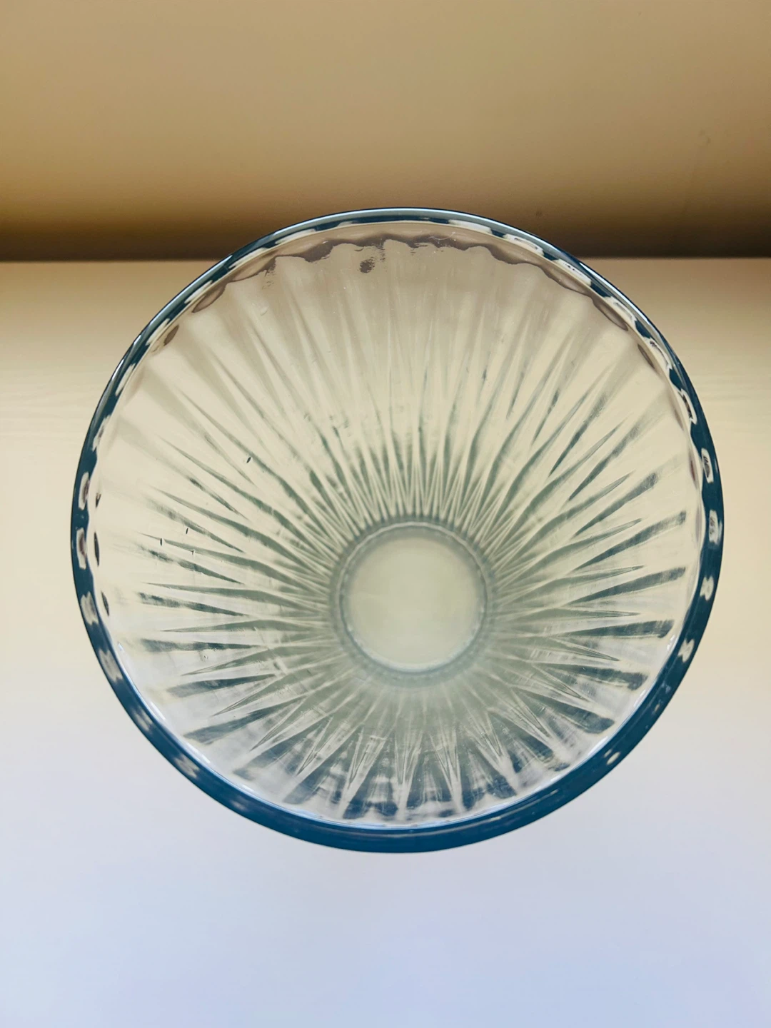 Clear Fluted Glass Vase - photo 2