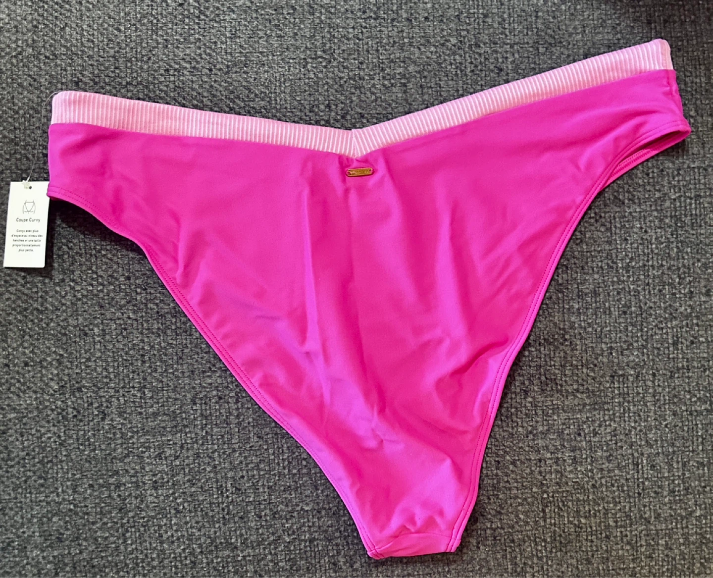 Hollister Curvy Fit Pink Bikini Bottoms - XXL - photo 2