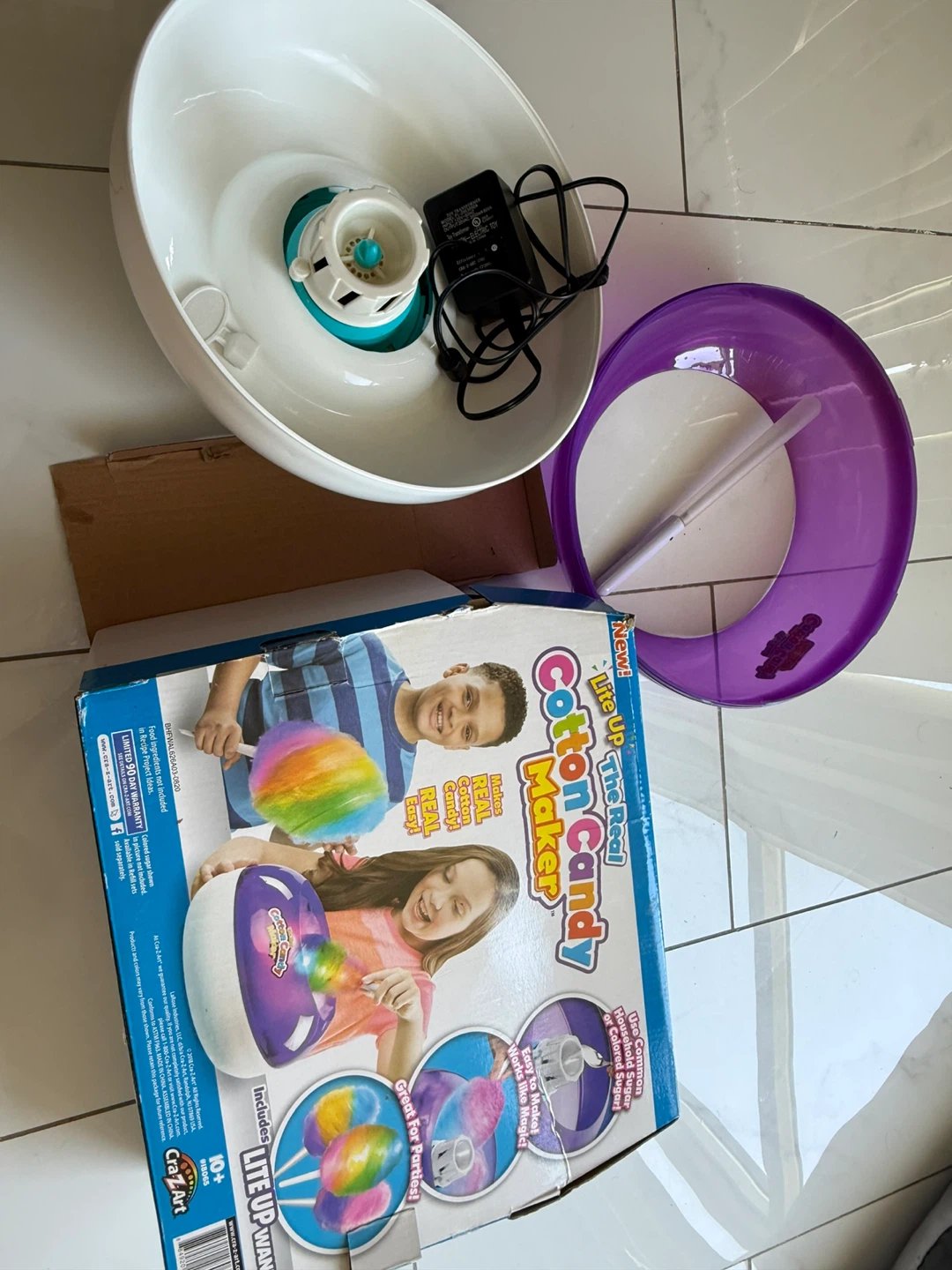 Cra-Z-Art Lite Up The Real Cotton Candy Maker