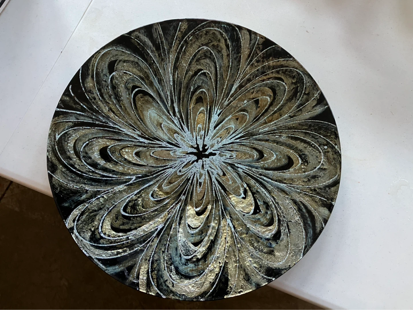 Decorative Round Tray