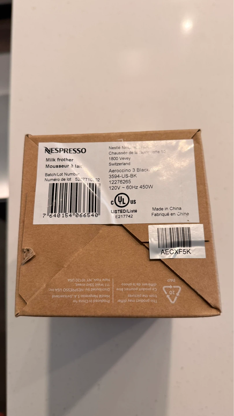 Nespresso Aeroccino 3 Milk Frother (Brand New‼️) - photo 2