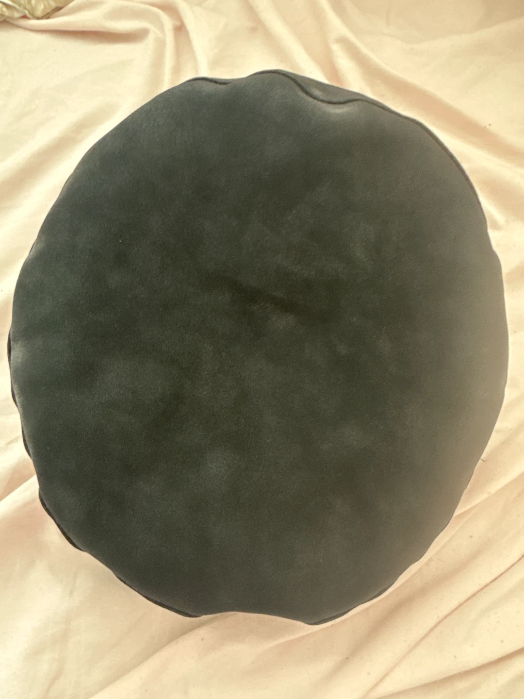 Black Faux Leather Cap - photo 3