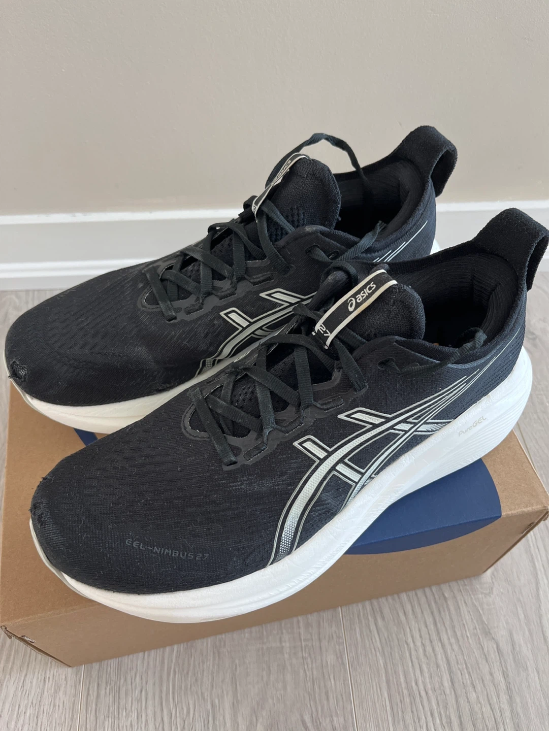 ASICS gel nimbus 27 men’s size 10.5 wide - photo 3