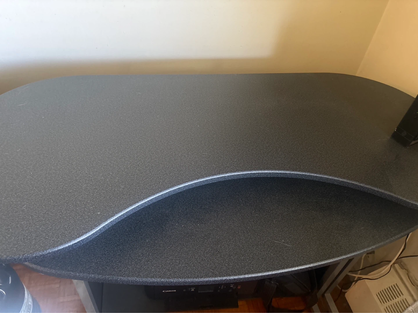 Black L-Shaped Corner Desk