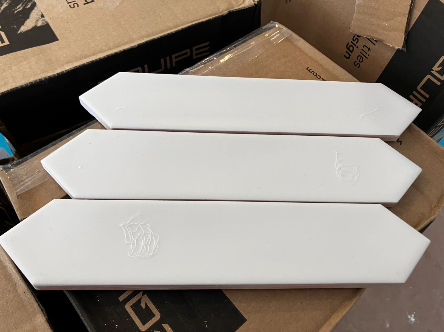 Equipe 5x25cm White Lanse Tiles
