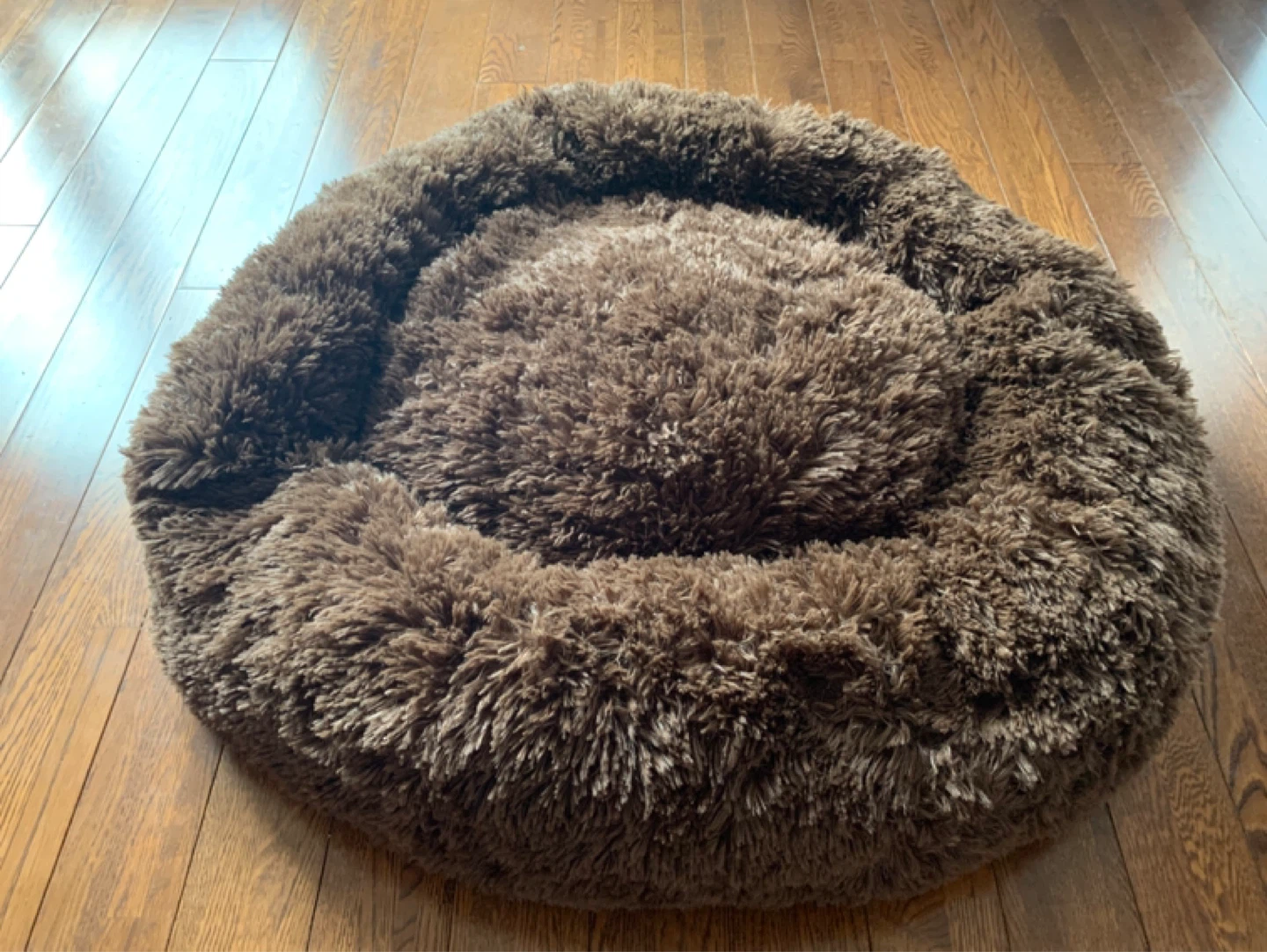 Large Fluffy Round Pet Bed - photo 3