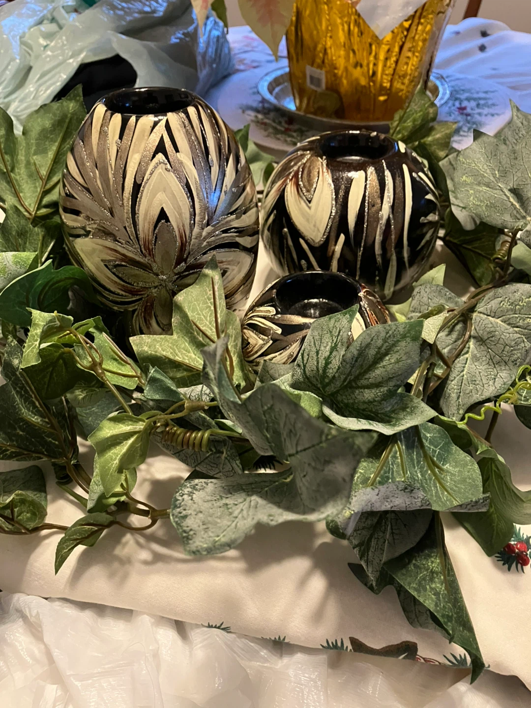 Set of 3 Decorative Vases - photo 2