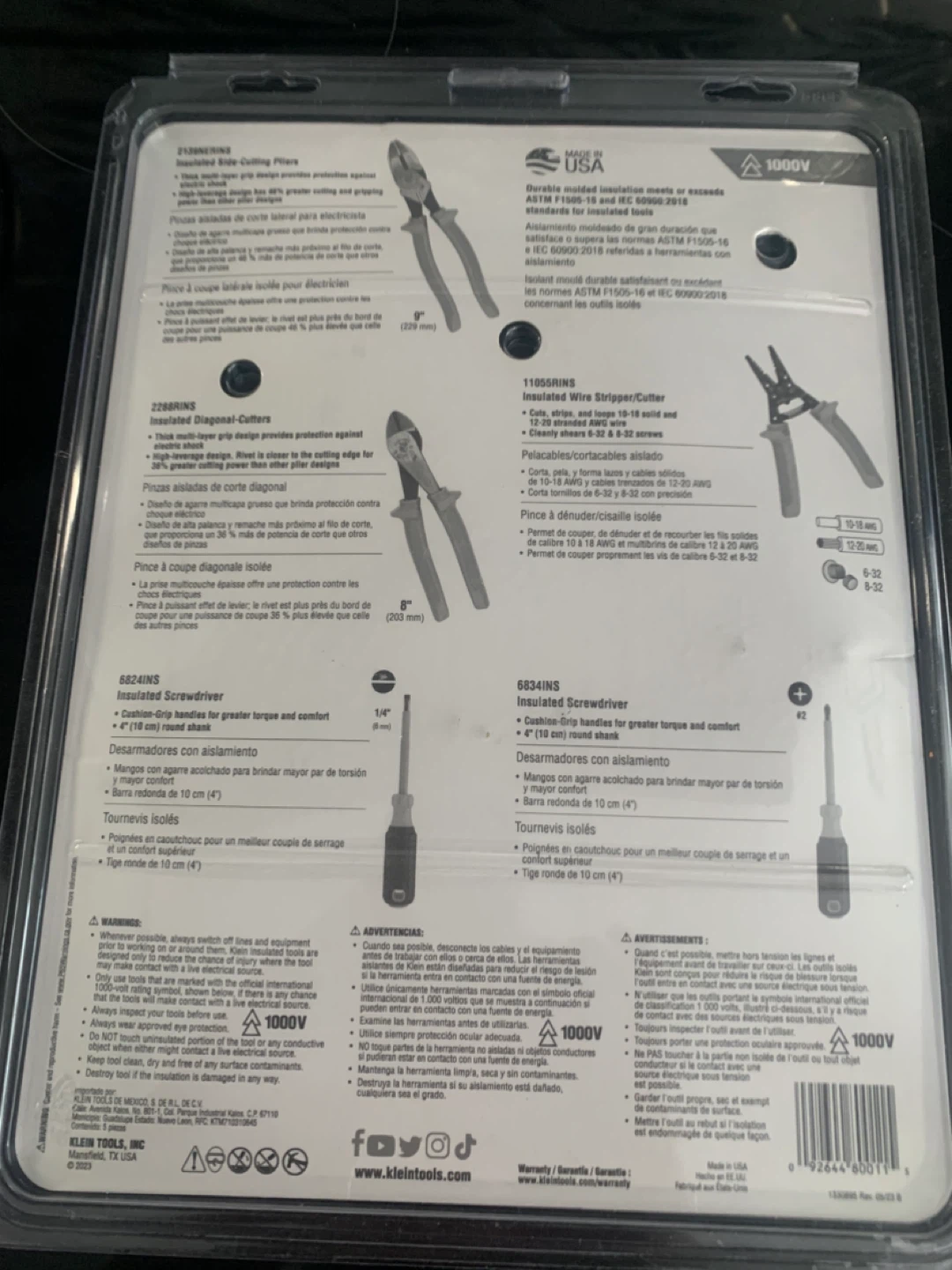 Klein Tools 5-Piece Insulated Tool Set - photo 2