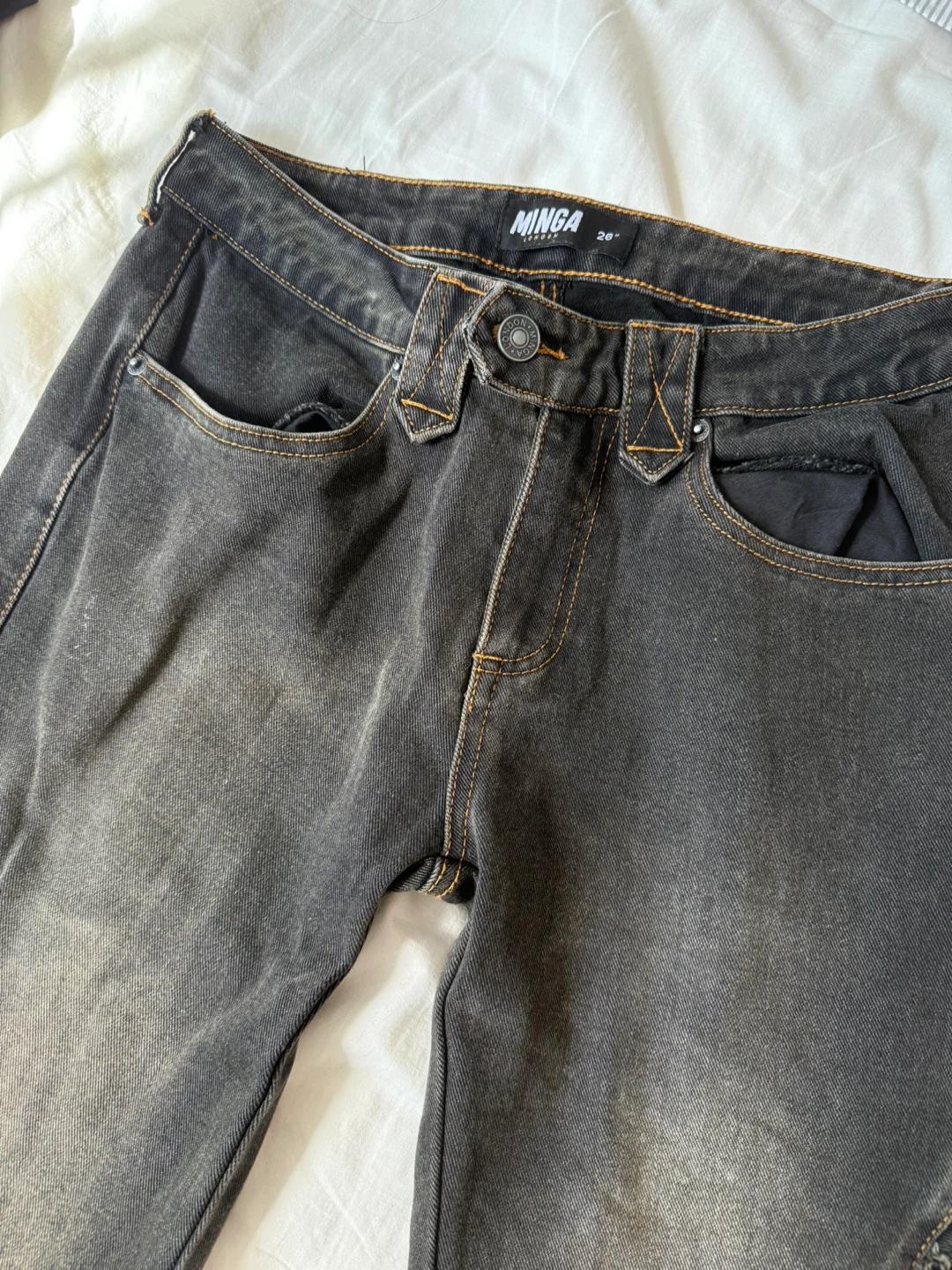 Y2K MINGA London Flared Jeans Size 26 - photo 2