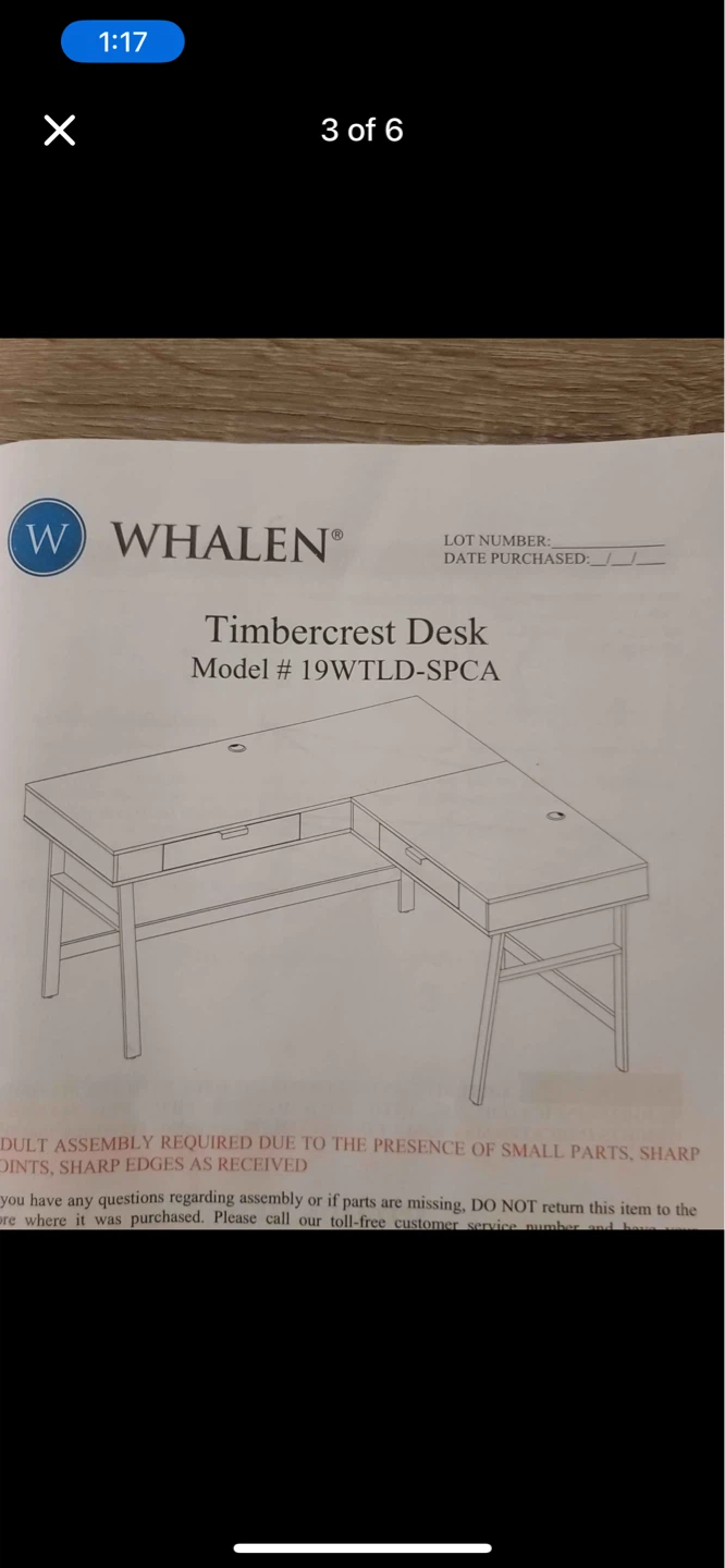 Whalen Timbercrest L-Shaped Desk - photo 5