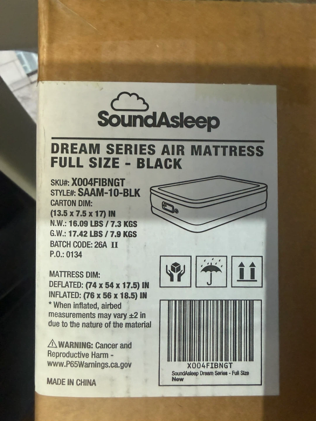 SoundAsleep Dream Series Air Mattress - Full Size - photo 3