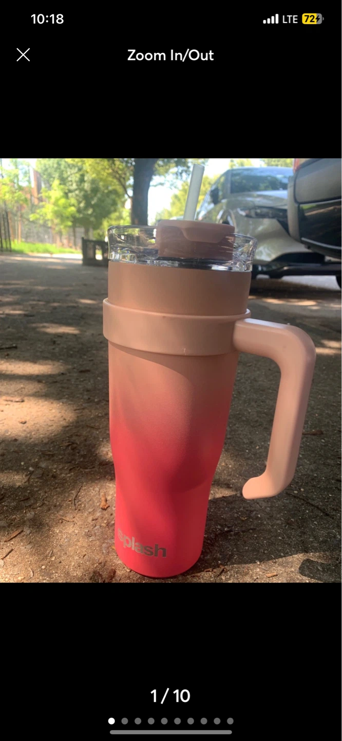 Splash 40 oz Tumbler with Handle and Straw - photo 5